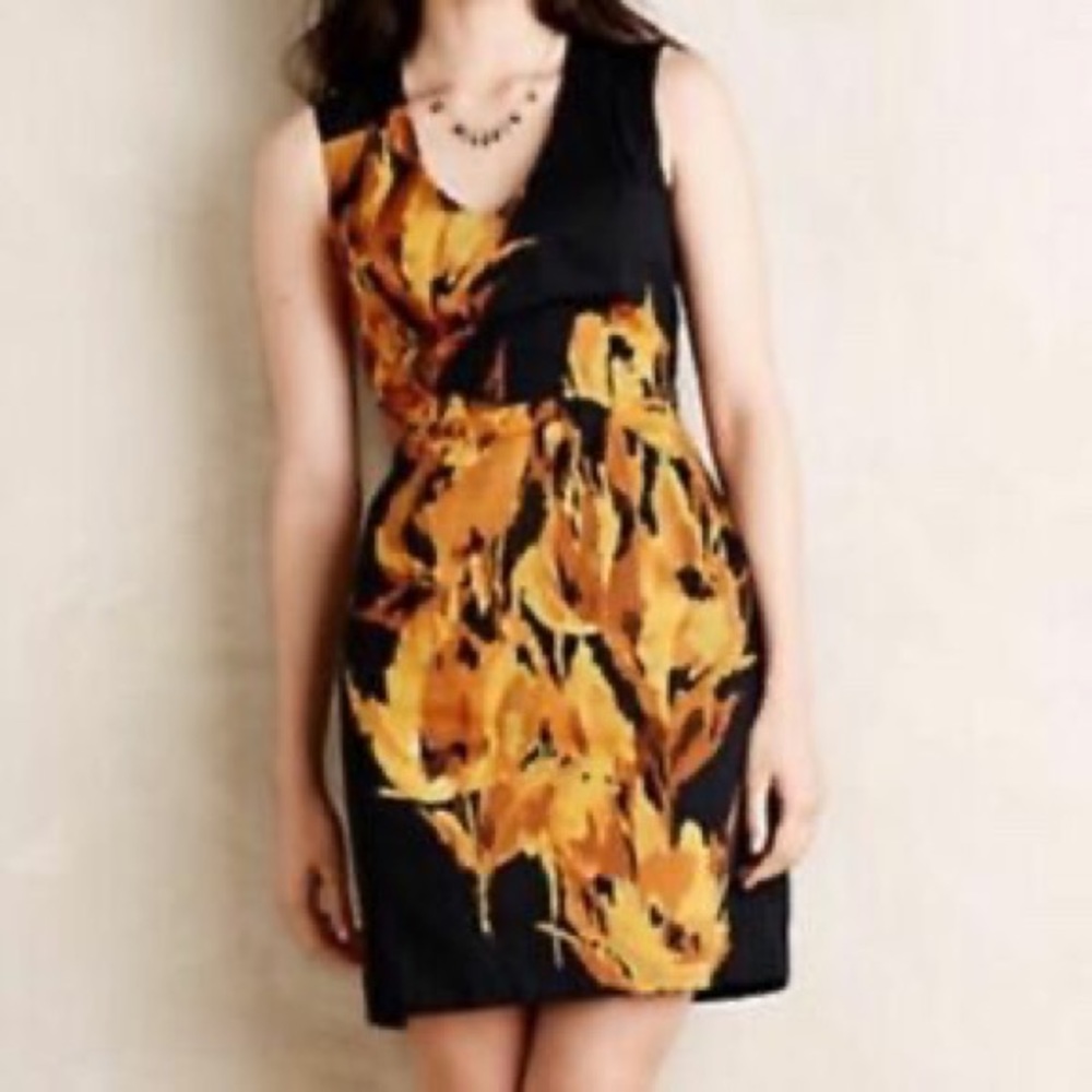 Anthro Tabitha Firebloom Dress